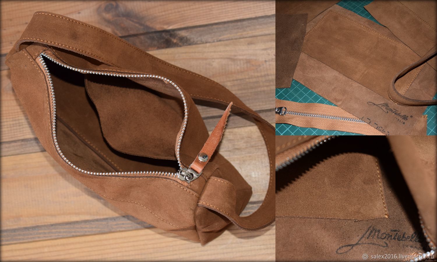 Сумочка-БАГЕТ из итальянской замши - РЫЖЕНЬКАЯ купить в интернет ...