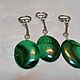 Keychain with natural large malachite (oval). Key chain. marusjy. My Livemaster. Фото №4