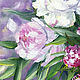Oil painting Morning with peonies. Pictures. Zabaikalie. My Livemaster. Фото №6
