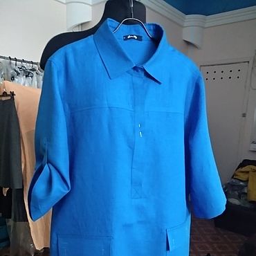 Одежда ручной работы. Ярмарка Мастеров - ручная работа 389: Платье-рубашка. Handmade.