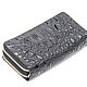 Клатч из кожи крокодила на двух молниях IMA0002B11G. Клатчи. CrocShop товары из экзотической кожи. Ярмарка Мастеров.  Фото №4