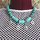 Necklace 'Aphrodite' (turquoise). Necklace. Pani Kratova (panikratova). My Livemaster. Фото №5