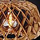 Деревянный светильник Нэст орех, люстра из дерева, подвесная лампа. Потолочные и подвесные светильники. Деревянные светильники Woodshire (woodshire). Ярмарка Мастеров.  Фото №5