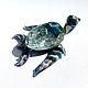 Заказать Фигура Черепаха из дихроического стекла. I love Murano. Ярмарка Мастеров. . Статуэтка Фото №3