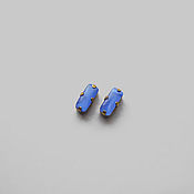 Материалы для творчества handmade. Livemaster - original item Vintage rhinestones 7 x 3 mm. color Blue moonstone. Handmade.