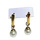 Pearl stud earrings made of imitation pearls. Earrings. BalticAmberJewelryRu Tatyana. Online shopping on My Livemaster.  Фото №2