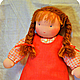 Вальдорфская кукла-девочка. Вальдорфские куклы и звери. Alla  (Waldorf doll&toy). Интернет-магазин Ярмарка Мастеров.  Фото №2