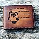 Men's leather wallet №23, Wallets, Sizran,  Фото №1