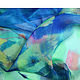 Silk chiffon 'dreams about the sea ', Fabric, Guangzhou,  Фото №1