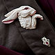 Brooch needle: ' Lepus,' the hare, art Nouveau. Stick pin. House Of The Moon Dew. My Livemaster. Фото №4