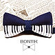 Bow Tie Keys/ Piano/ Piano/ Synthesizer/ Grand Piano, Butterflies, Rostov-on-Don,  Фото №1