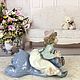 Винтаж: Девочка с игрушкой Льядро LLadro. Статуэтки винтажные. Викторианская Роза. Ярмарка Мастеров.  Фото №4