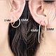 Earrings October Chalcedony drops rings. Earrings. Mala by Jemma. My Livemaster. Фото №5