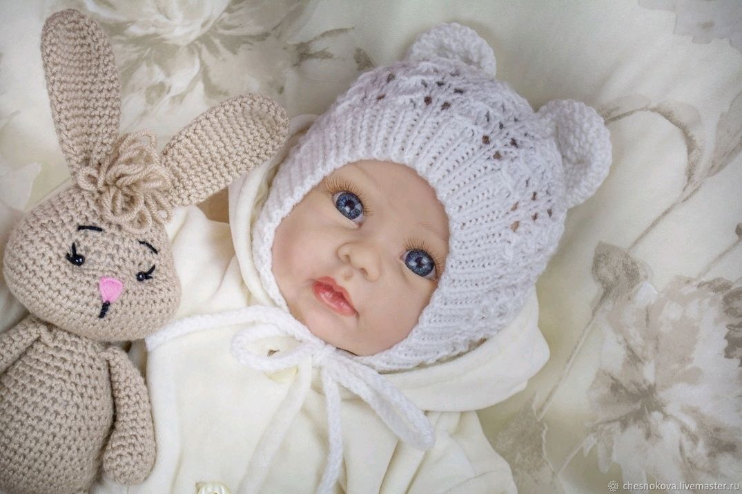 Зимние шапочки для новорожденных и малышей
