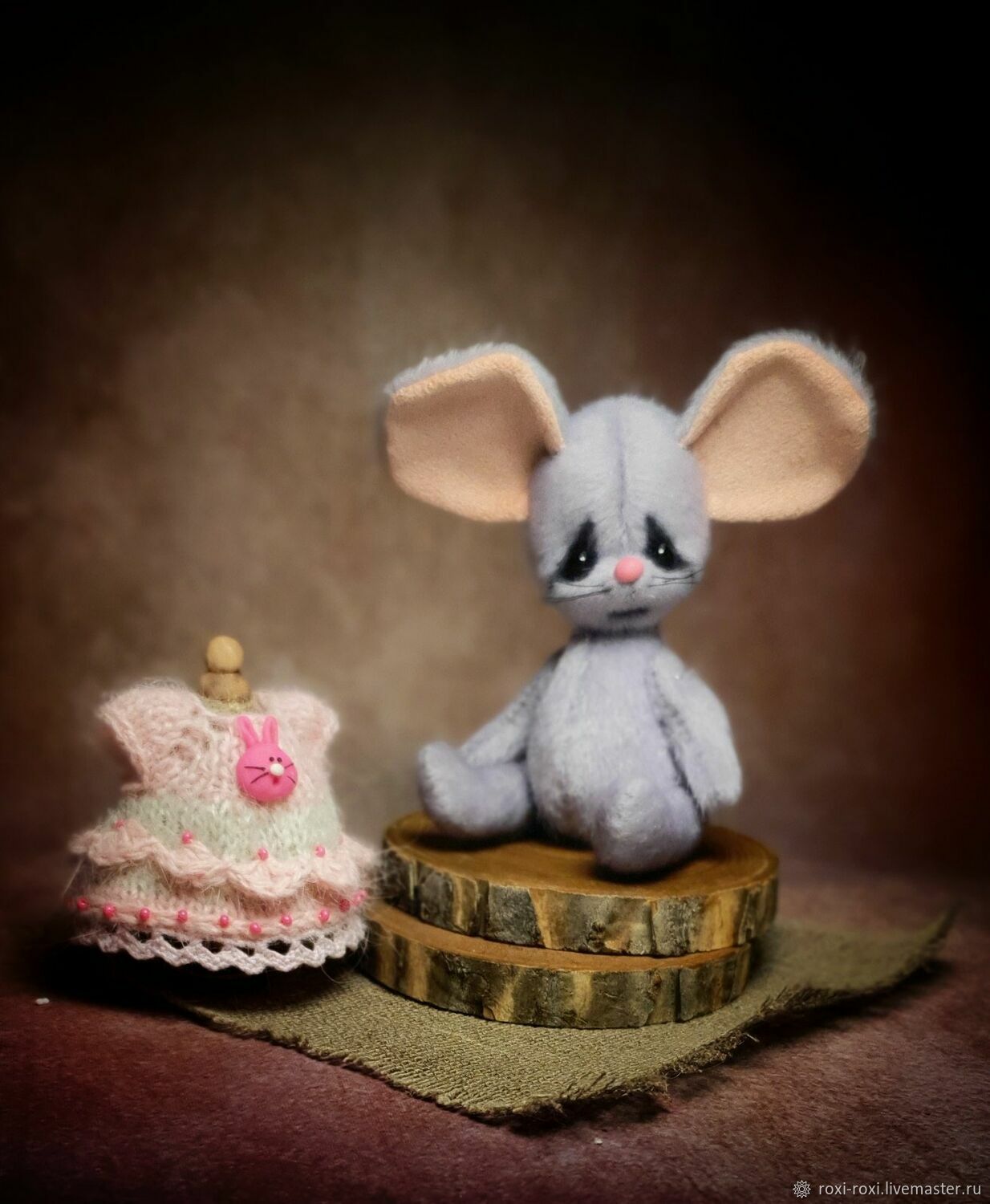 Тедди игрушка: мышка 12 см Зефирка, Тедди Зверята, Магнитогорск,  Фото №1