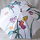 Painted umbrella Spring Tulips, umbrella-cane with flowers. Umbrellas. UmbrellaFineArt. My Livemaster. Фото №5