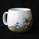 Order Copy of Copy of Copy of Mug Totoro. Katya Pisarevskaya Rospis farfora. Livemaster. . Mugs and cups Фото №3