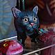 Order  a cat with a fantasy color. SGP Art. Livemaster. . Magnets Фото №3