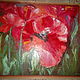 Oil painting flowers 50/60 'Poppies as a gift'. Pictures. Russian Oil Paintings. Online shopping on My Livemaster.  Фото №2