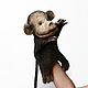 Hand toy monkey, monkey puppet for puppet theater. Puppet show. AnzhWoolToy (AnzhelikaK). Online shopping on My Livemaster.  Фото №2
