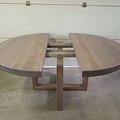 Для дома и интерьера handmade. Livemaster - original item Sliding table made of oak 1200h1200 (1600). Handmade.