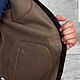 Men's zip-up hoodie with pockets, brown bear hoodie. Sweatshirts for men. Lara (EnigmaStyle). My Livemaster. Фото №6