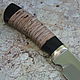 Order Knife 'Poloz-1' 95h18 birch bark. Artesaos e Fortuna. Livemaster. . Knives Фото №3