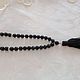 Rosary made of golden obsidian 33 beads and 925 sterling silver. Rosary. marusjy. My Livemaster. Фото №5