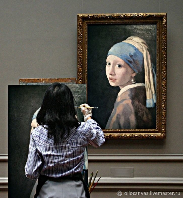 Картина вермеера девушка. "Девушка с жемчужной сережкой". Питер де Хох (1629–1684)-.