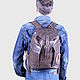 Leather backpack  "Aviator" (Geronimo). Men\\\'s backpack. CRAZY RHYTHM bags (TP handmade). My Livemaster. Фото №6