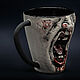 Zombie Mug|Zombie|Horror|Horror movies. Mugs and cups. alex-sharikov. Online shopping on My Livemaster.  Фото №2