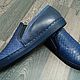 Slip-ons made of genuine Python leather and calfskin, in stock!. Slip-ons. SHOES&BAGS. Online shopping on My Livemaster.  Фото №2