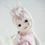 Куклы и игрушки handmade. Livemaster - original item interior doll: Felted Keeper of Crystals -Shuya. Handmade.