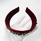 Velvet kokoshnik with patterns, embroidery Princess. Kokoshnik. ArtelL. My Livemaster. Фото №6