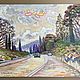  Oil painting Landscape ' Road to Yalta'. Pictures. Fine Art for Joy. Online shopping on My Livemaster.  Фото №2