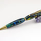 Kanzler Blue Opal Ballpoint Pen. Handle. KullikovCraft. Online shopping on My Livemaster.  Фото №2