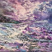 Картины и панно handmade. Livemaster - original item Painting sea storm 