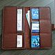 Traveller, men's handmade travel wallet. Wallets. sergej-ryabov. Online shopping on My Livemaster.  Фото №2
