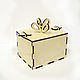 Коробочка для подарка на елку. F-0483, Заготовки для декупажа и росписи, Ступино,  Фото №1