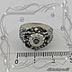 Ring 'Oko-black' 925 sterling silver, cubic Zirconia. Rings. MaksimJewelryStudio. My Livemaster. Фото №6