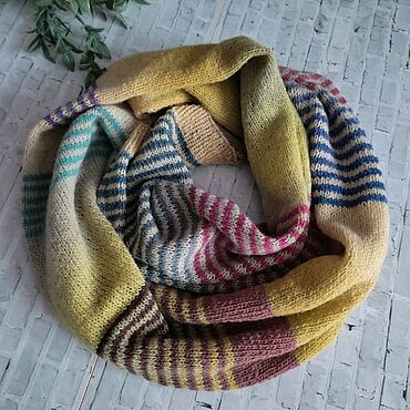 Аксессуары ручной работы. Ярмарка Мастеров - ручная работа Шарф вязаный. Handmade.