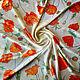 El pañuelo de batik de seda 'las Amapolas'. Shawls1. Kenaz batik (KENAZ). Интернет-магазин Ярмарка Мастеров.  Фото №2