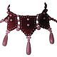 Necklace of beads "Bordeaux and pink", Necklace, Moscow,  Фото №1