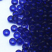 Материалы для творчества handmade. Livemaster - original item Czech beads 10/0 Dark Blue 10 g Preciosa 30100. Handmade.