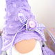 Order Plush lavender Dwarf toy, gift house charm. CozyGnomes. Livemaster. . Stuffed Toys Фото №3