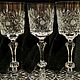 Wine glasses CRYSTAL cups: large, excellent,rare! 18pcs,USSR 1960s, Vintage glasses, Moscow,  Фото №1