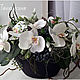 Bouquet of flowers with an Orchid 'Tropicana'. Composition. anna_rzn_floristika. Online shopping on My Livemaster.  Фото №2