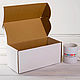 Коробка 26х12,5х12 см из плотного картона, белая. Коробки. Упакуй-ка. Ярмарка Мастеров.  Фото №5