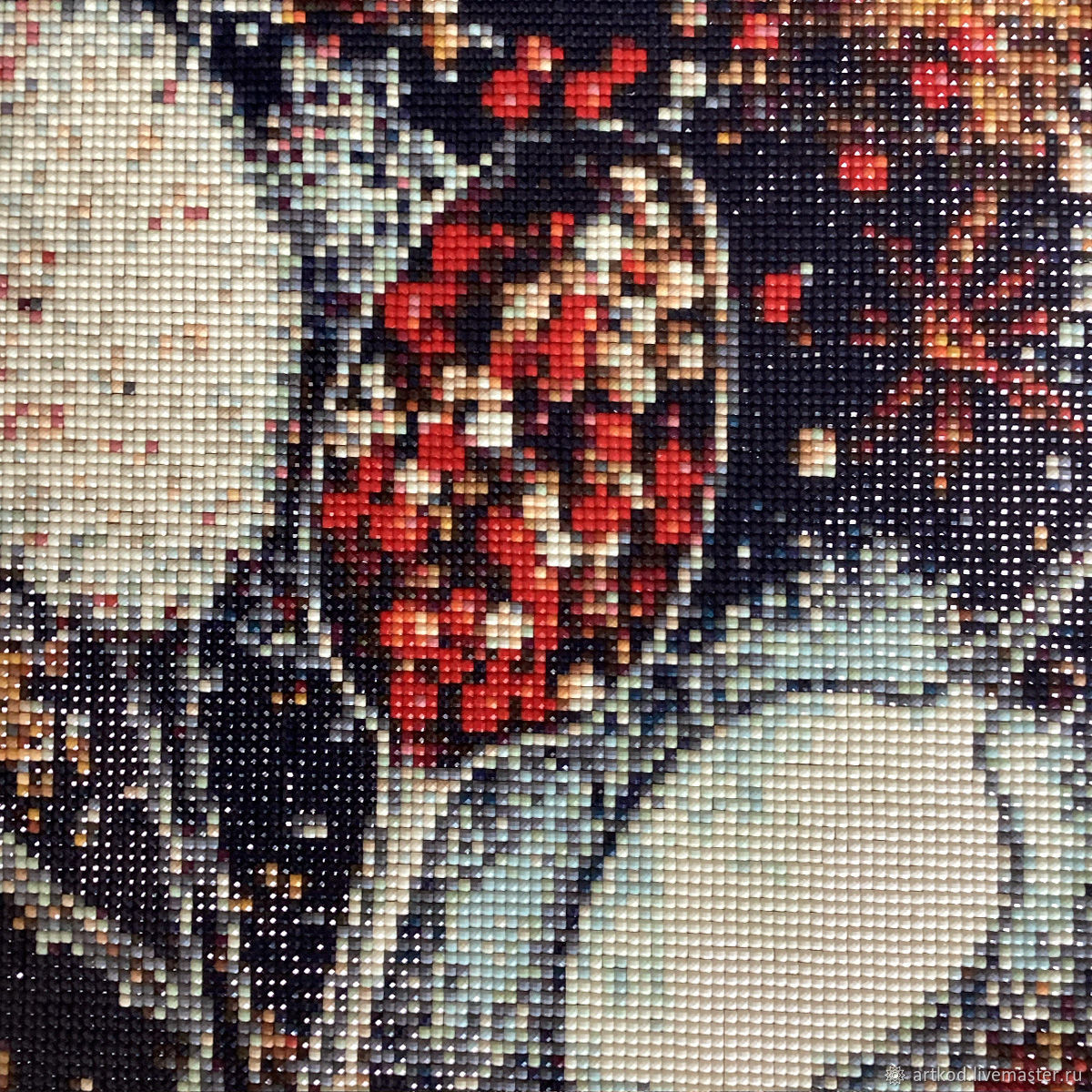 Картина на стену для интерьера в технике алмазной мозаики 50х50 см в ...
