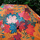 Order Umbrella-cane with a cover 'Birds among maple and rowan leaves'. UmbrellaFineArt. Livemaster. . Umbrellas Фото №3